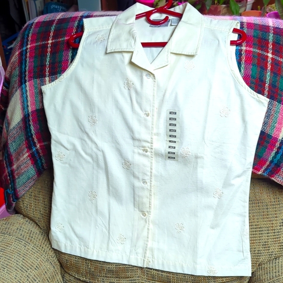 Op Sport ladies button blouse nwot - Picture 1 of 9